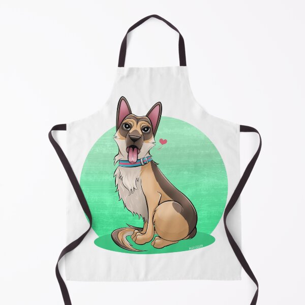 Item preview, Cartoon German Shepherd designed and sold by Angele Gougeon.