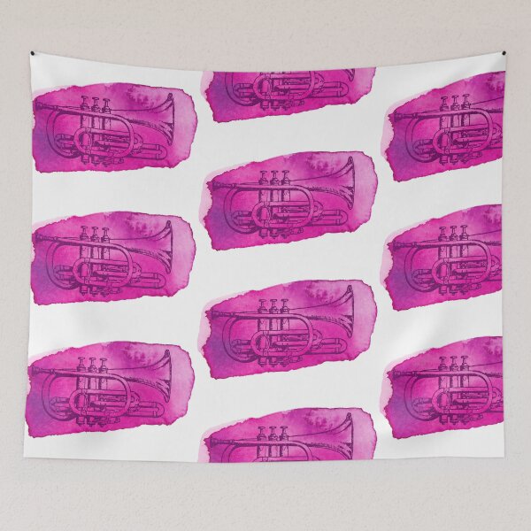 Item preview, Trumpet Girl Watercolor designed and sold by RaquelDeneth.