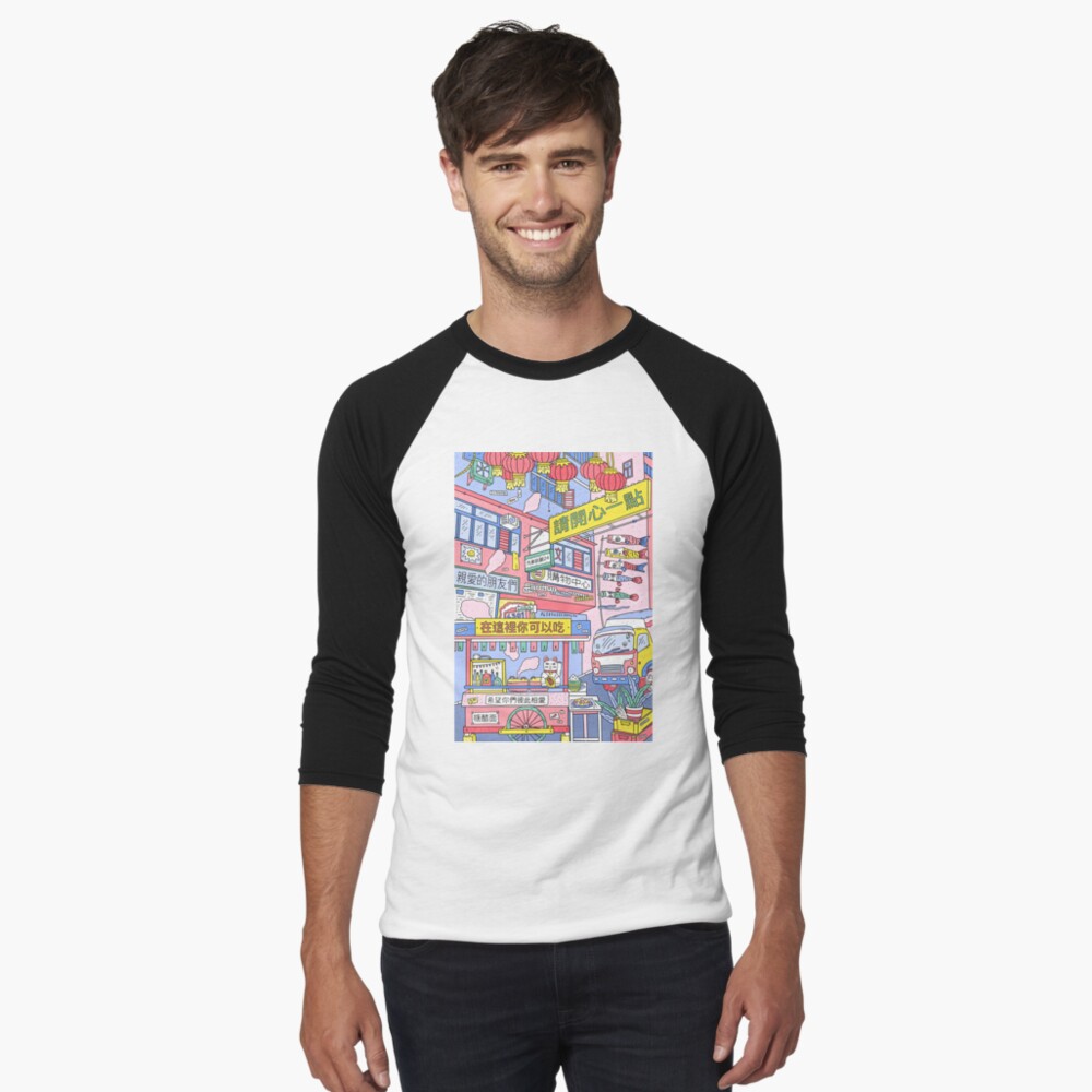 Item preview, Baseball ¾ Sleeve T-Shirt designed and sold by theeighth.
