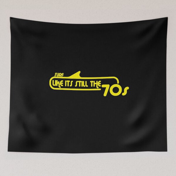 Item preview, Surf Like Its Still the 70s - Yellow designed and sold by leftpointshirts.