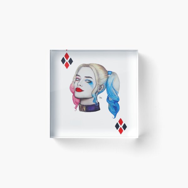 Harlequin Clown Villain Acrylic Block