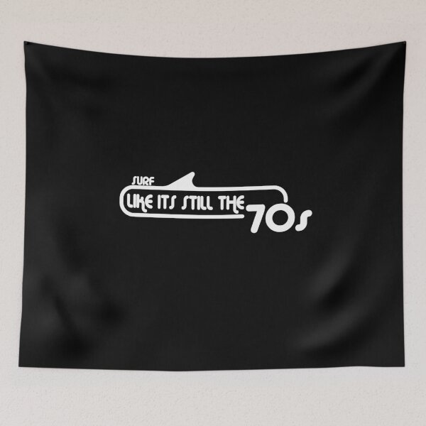 Item preview, Surf Like Its Still the 70s - White designed and sold by leftpointshirts.