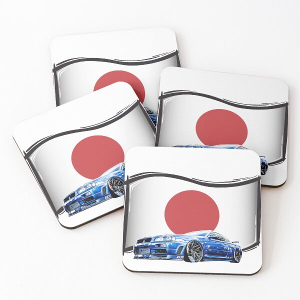 Item preview, Bandera de Japón Skyline R34 GT-R34 designed and sold by nicodrt.