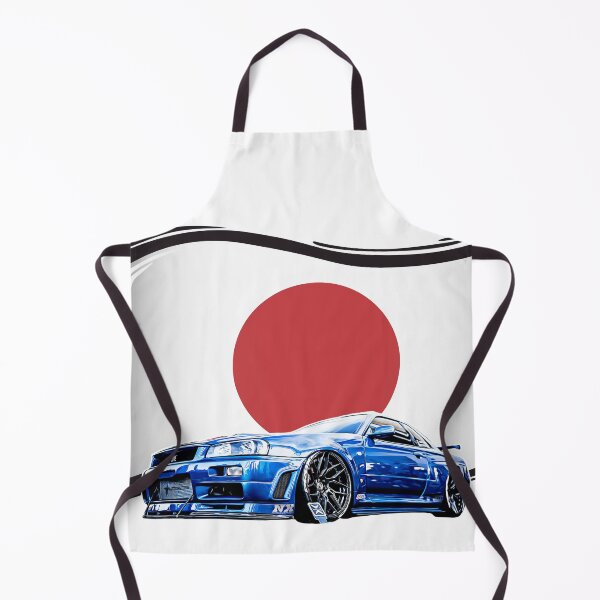 Item preview, Skyline R34 GT-R34 Japan Flag designed and sold by nicodrt.
