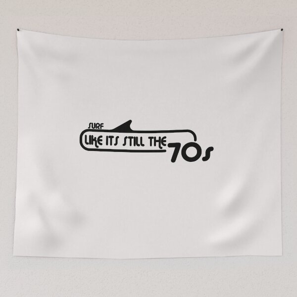 Item preview, Surf Like Its Still the 70s - Black designed and sold by leftpointshirts.