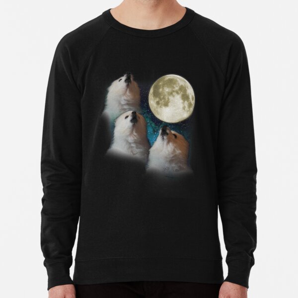 Gabe the Dog - Three Gabe Moon Lightweight Sweatshirt
