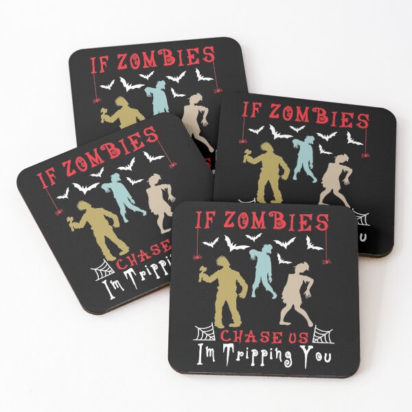 Item preview, Mens If Zombies Chase Us Im Tripping You Funny Graphic Novelty Halloween, Funny Vintage Graphic Novelty Halloween Gift For Boyfriend designed and sold by Rassitni.