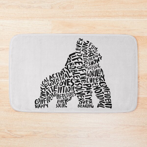 Item preview, Black Gorilla Spirit Animal designed and sold by kjeppson.