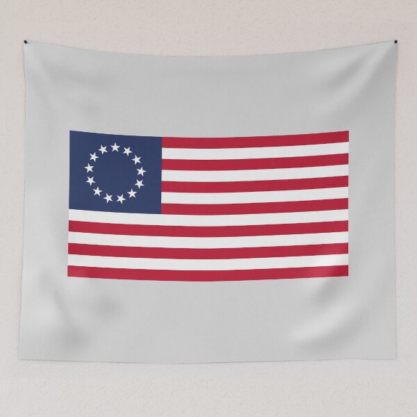 Artikelvorschau, Die Betsy Ross (Erste Flagge der Vereinigten Staaten von Amerika) entworfen und verkauft von franklinprintco.