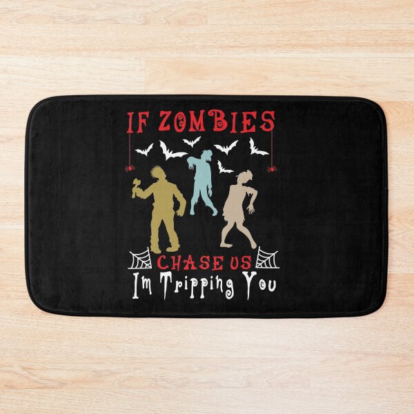 Item preview, Mens If Zombies Chase Us Im Tripping You Funny Graphic Novelty Halloween, Funny Vintage Graphic Novelty Halloween Gift For Boyfriend designed and sold by Rassitni.