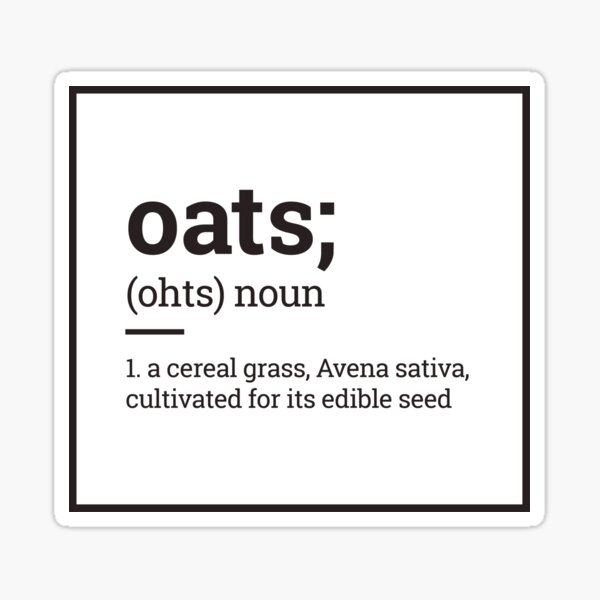 Item preview, Oats designed and sold by TamGustam.
