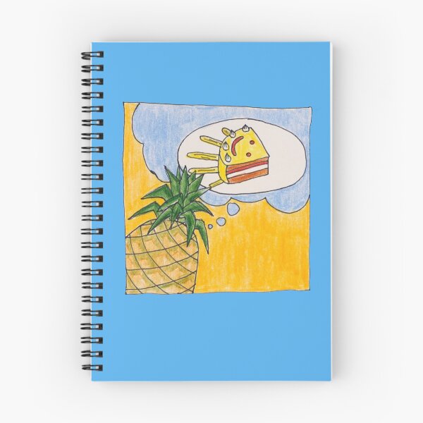 Item preview, A pineapple that thinks of a cake in the shape of a corner sun. designed and sold by Sanguinik.