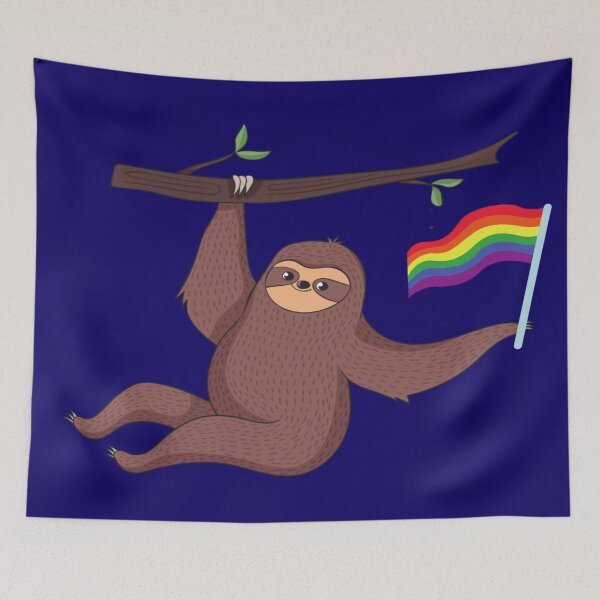 Item preview, Pride Rainbow Sloth designed and sold by Monkey204.