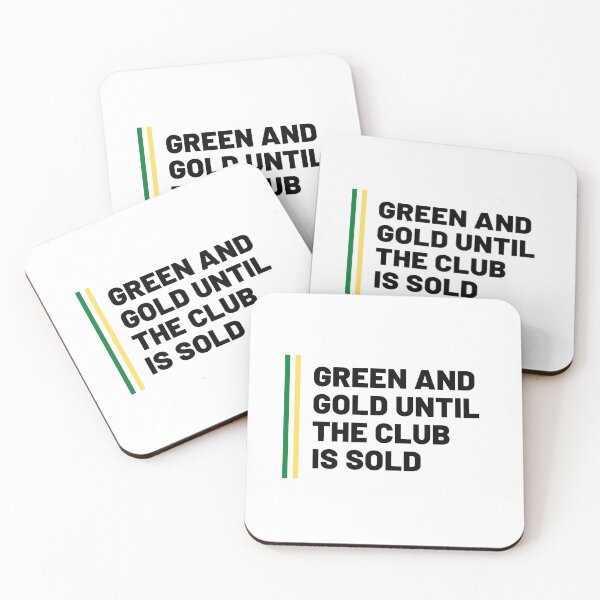 Item preview, Green and Gold Until The Club Is Sold - Glazers Out - MUFC designed and sold by N44Prints.