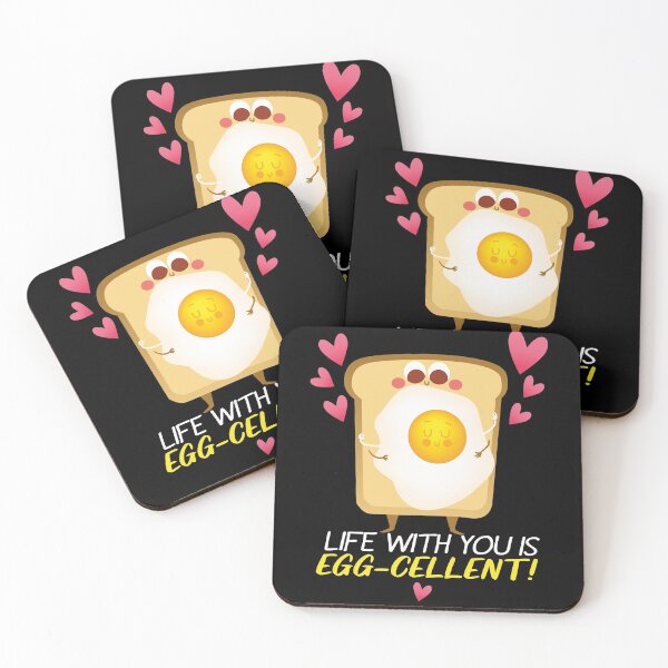 Item preview, LIFE WITH YOU IS EGG-CELLENT ! , FOOD LOVERS , GIFT FOR FOODIES   designed and sold by justbejoker.