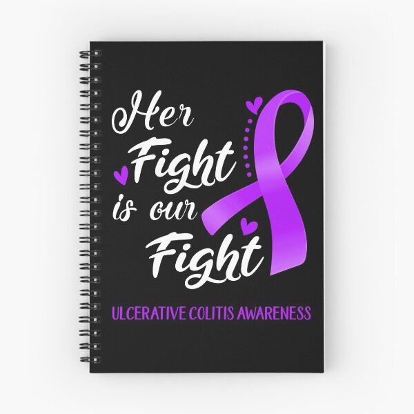 Item preview, Her Fight Is Our Fight Ulcerative Colitis Awareness designed and sold by hvoid41.