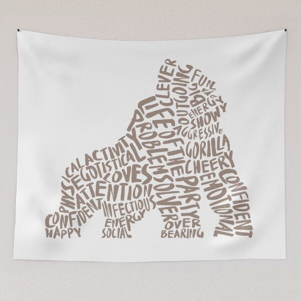 Item preview, Stone Gorilla Spirit Animal designed and sold by kjeppson.