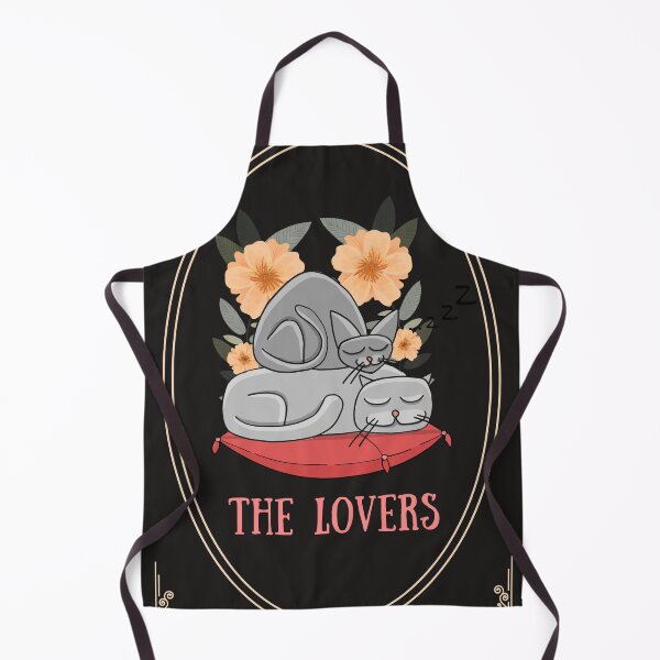 Item preview, The Lovers Tarot Cats designed and sold by LoudLizzy.