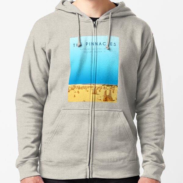 The Pinnacles, WA Zipped Hoodie