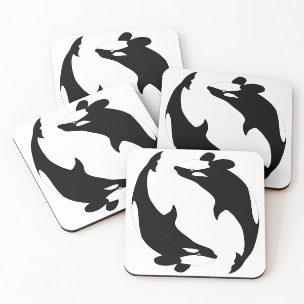Item preview, Diving orcas designed and sold by LorenDowding.