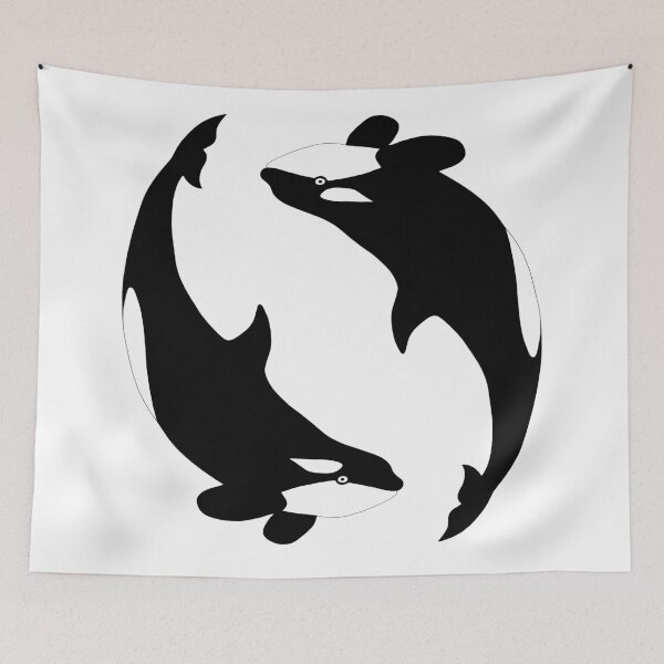 Item preview, Diving orcas designed and sold by LorenDowding.