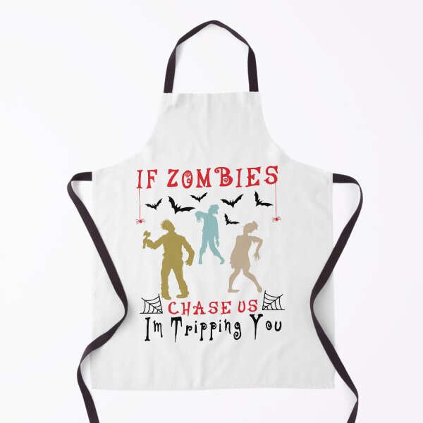 Item preview, Mens If Zombies Chase Us Im Tripping You Funny Graphic Novelty Halloween, Funny Vintage Graphic Novelty Halloween Gift For Boyfriend designed and sold by Rassitni.