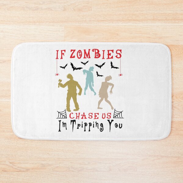 Item preview, Mens If Zombies Chase Us Im Tripping You Funny Graphic Novelty Halloween, Funny Vintage Graphic Novelty Halloween Gift For Boyfriend designed and sold by Rassitni.