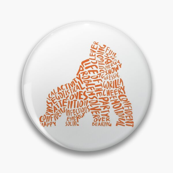 Item preview, Orange Gorilla Spirit Animal designed and sold by kjeppson.