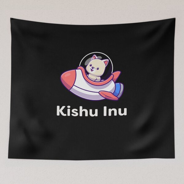 Item preview, Kishu Inu Millionaire Meme Hodl Crypto To The Moon designed and sold by PinkyTree.