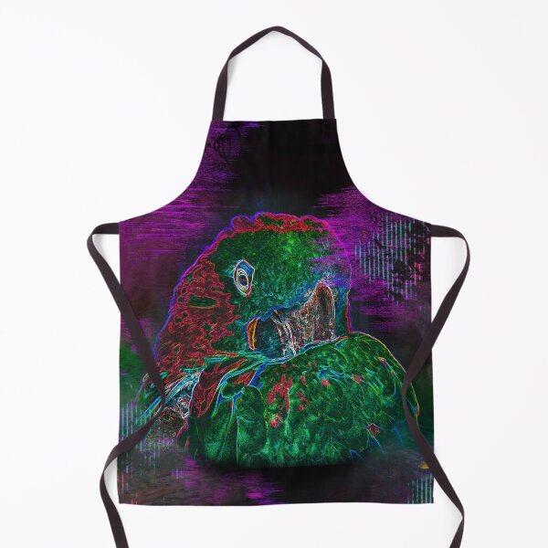 Item preview, Macaw BIrd Glowing Neon Colorful Art designed and sold by McGee-Artistry.