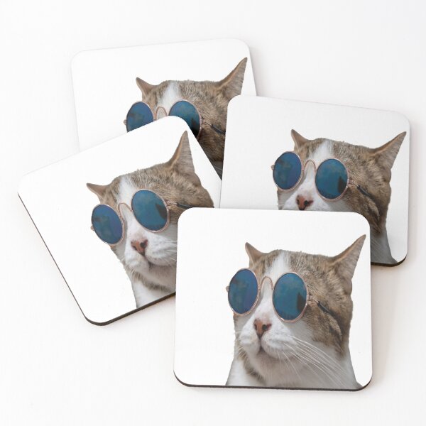 Item preview, cat wearing sunglasses designed and sold by NexiPrint.