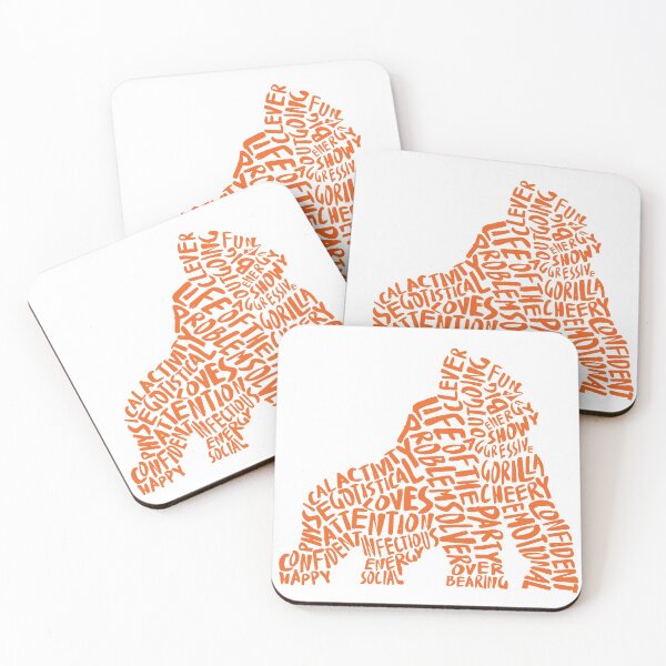 Item preview, Orange Gorilla Spirit Animal designed and sold by kjeppson.