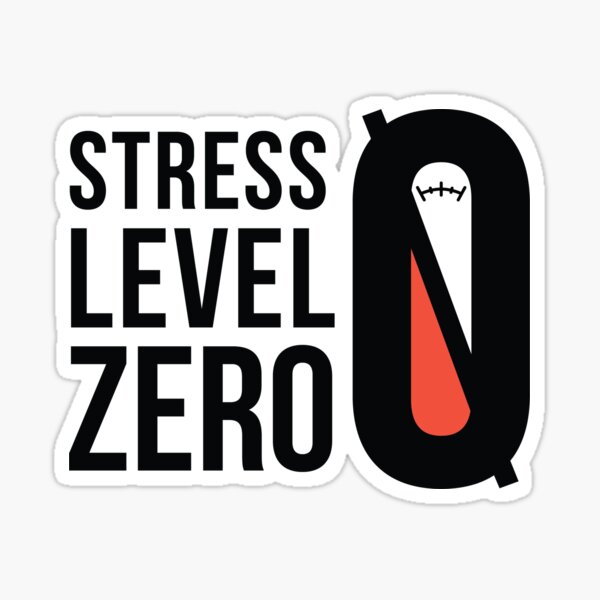 Crypto Stress level design' Sticker