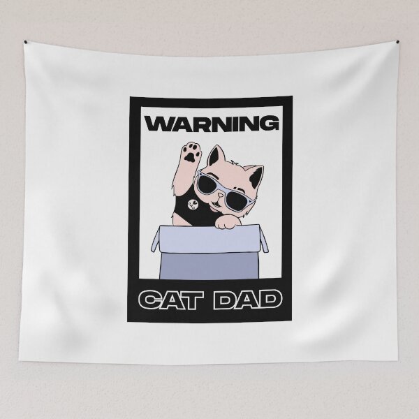 Item preview, Warning Dad's Cool Cat designed and sold by cimong.