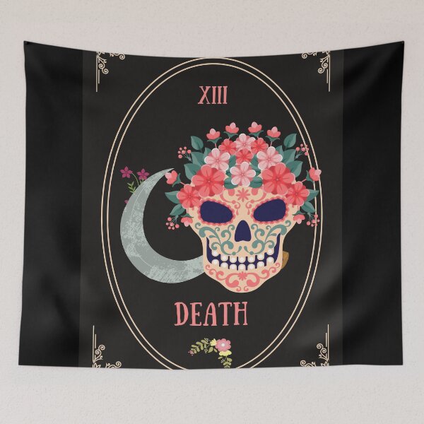 Item preview, Death Sugar Skull Tarot designed and sold by LoudLizzy.