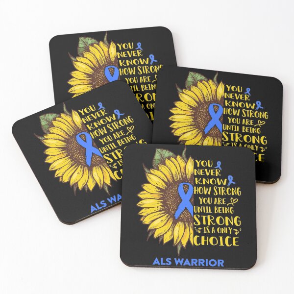 Item preview, ALS Warrior You Never Know How Strong You Are Sunflower Lover Gifts designed and sold by radianen.