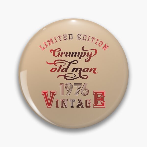 Item preview, Limited edition grumpy old man 1976 vintage designed and sold by StencilMyst ..