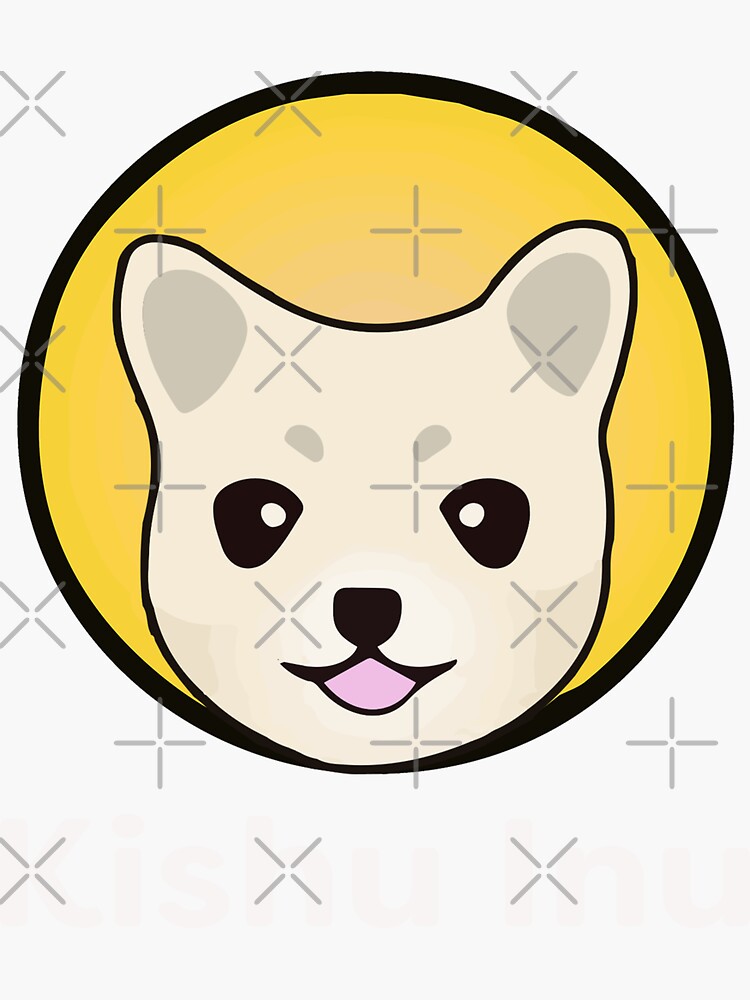 "Kishu Inu Millionaire Meme Hodl Crypto" Sticker for Sale by PinkyTree