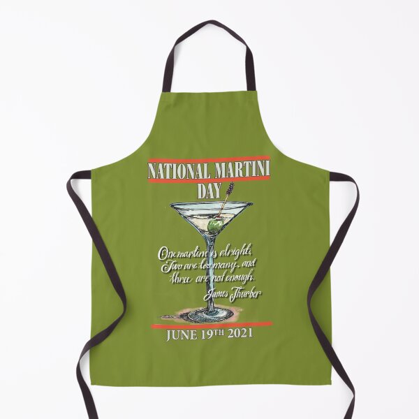 Item preview, Red Letter Day - National Martini Day • June19th 2021 designed and sold by Digressions, Diversions, Delusions.