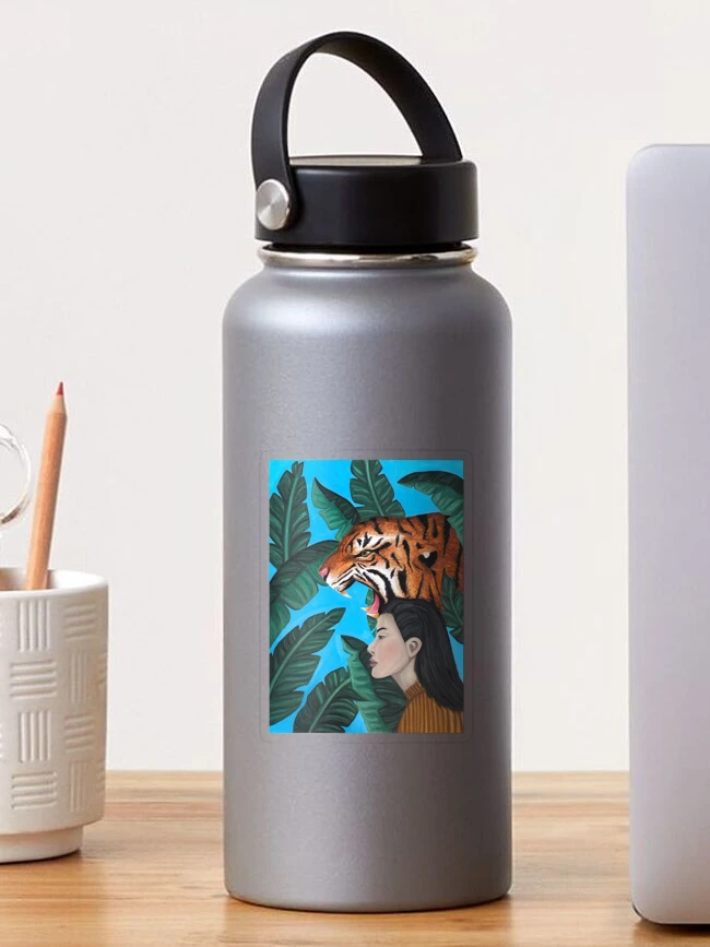 Thumbnail 1 of 3, Sticker, Tiger Mom designed and sold by RielGraphics.