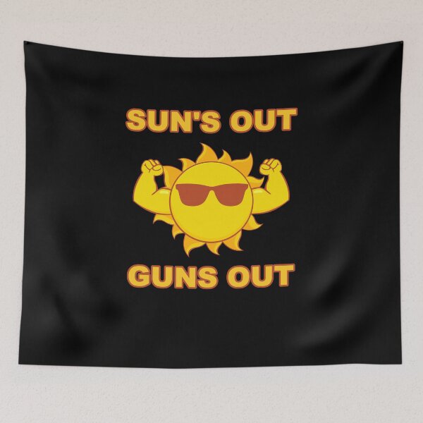 Item preview, Sun's Out Guns Out Body Building Summer Weight Lifting designed and sold by Spaceshipsells.