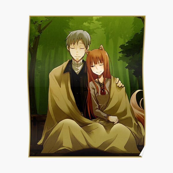 Horo And Lawrence Spice And Wolf Poster For Sale By Virael Redbubble