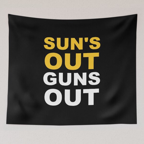 Item preview, Sun's Out Guns Out Body Building Summer Weight Lifting designed and sold by Spaceshipsells.