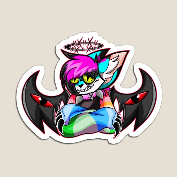 Item preview, Eowyn, the Fallen Demon (alt fursona) designed and sold by trashydoqs.