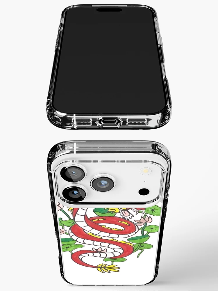 Thumbnail 3 of 5, iPhone Case, Lotus dragon designed and sold by RielGraphics.