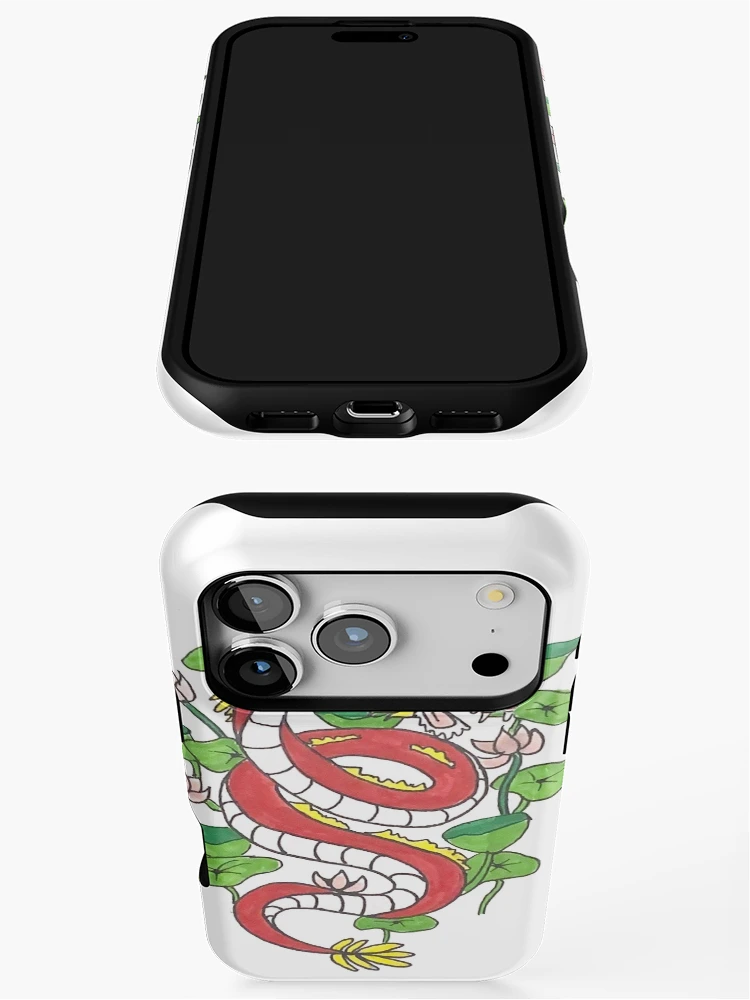 Thumbnail 3 of 4, iPhone Case, Lotus dragon designed and sold by RielGraphics.