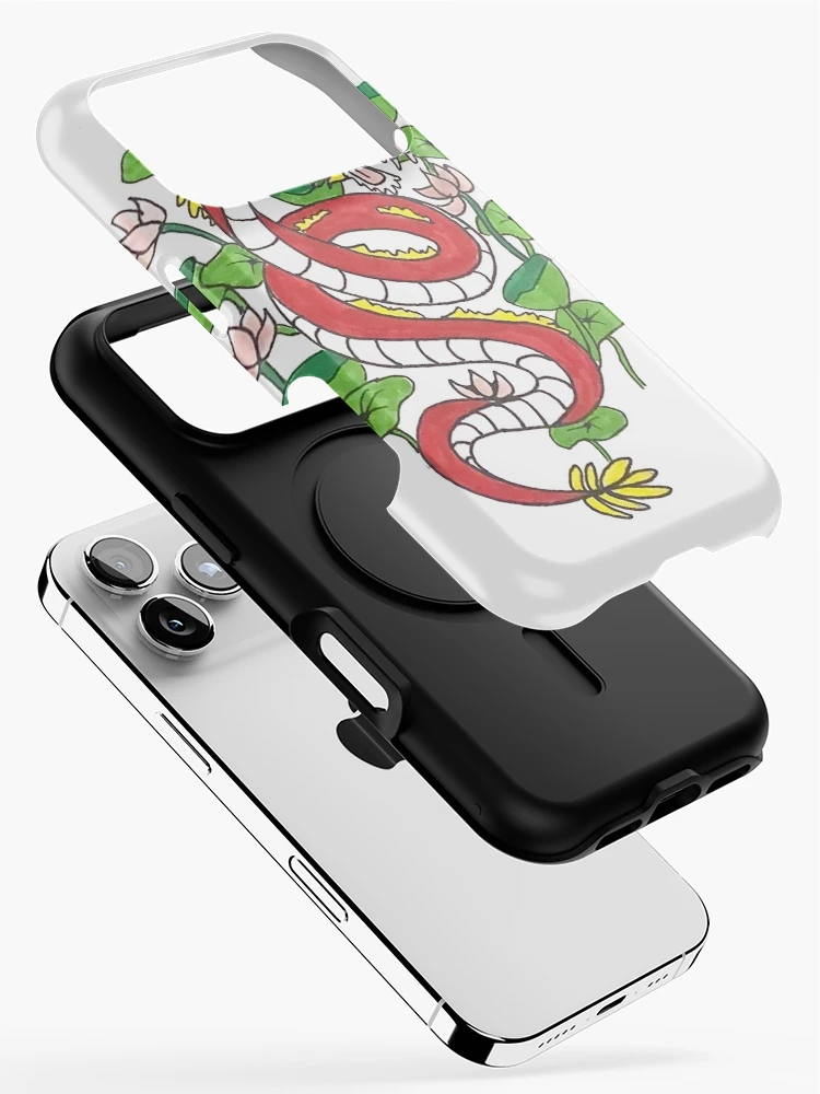 Thumbnail 2 of 4, iPhone Case, Lotus dragon designed and sold by RielGraphics.