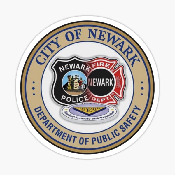 &ldquo;Newark New Jersey Police & Fire&rdquo; Sticker for Sale by lawrencebaird
