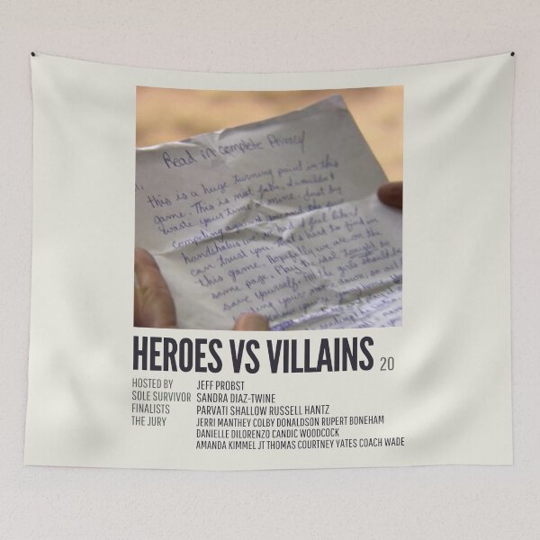 Item preview, survivor heroes vs villains designed and sold by therookiestore.