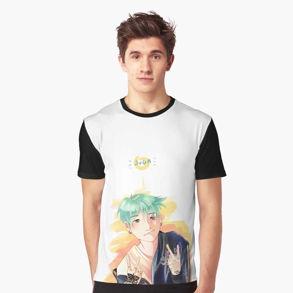 suga green shirt